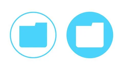 Folder icon vector. folder sign and symbol Stock-Illustration