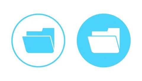 Folder icon vector. folder sign and symbol Stock-Illustration
