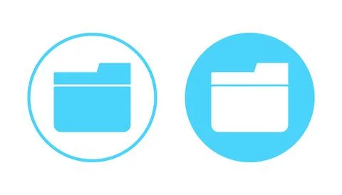 Folder icon vector. folder sign and symbol Stock-Illustration