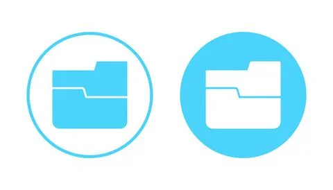 Folder icon vector. folder sign and symbol Stock-Illustration