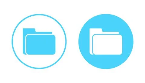 Folder icon vector. folder sign and symbol Stock-Illustration