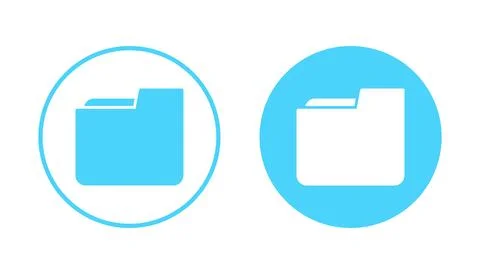 Folder icon vector. folder sign and symbol Stock-Illustration