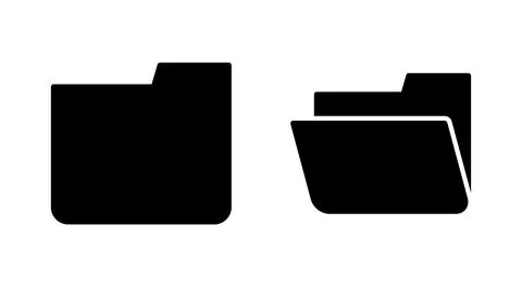 Folder icon vector. folder sign and symbol イラスト素材