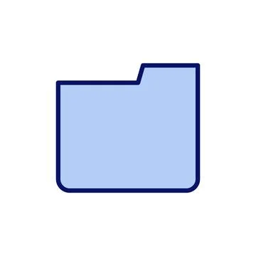 Folder icon vector. folder sign and symbol Stock-Illustration
