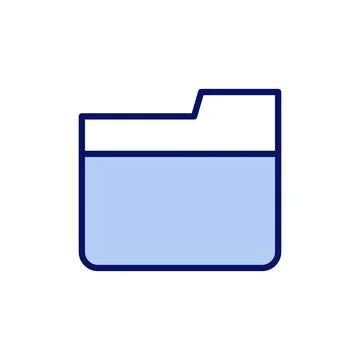 Folder icon vector. folder sign and symbol Stock-Illustration