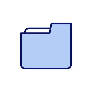 Folder icon vector. folder sign and symbol Stock-Illustration