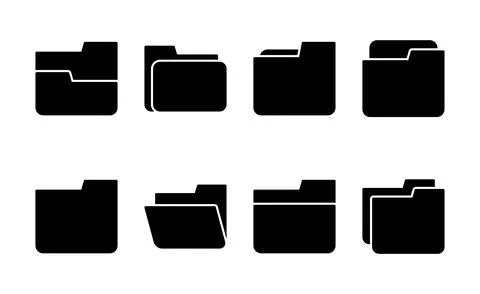 Folder icon vector. folder sign and symbol Stock Illustration