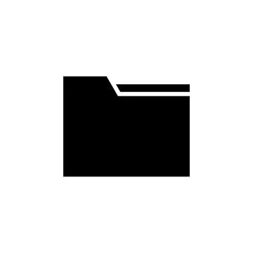 Folder icon vector. folder vector icon Stock Illustration