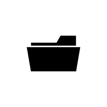 Folder icon vector. folder vector icon Stock Illustration