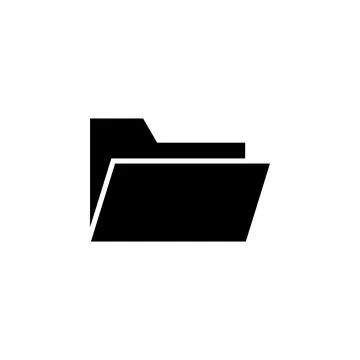 Folder icon vector. folder vector icon Stock Illustration