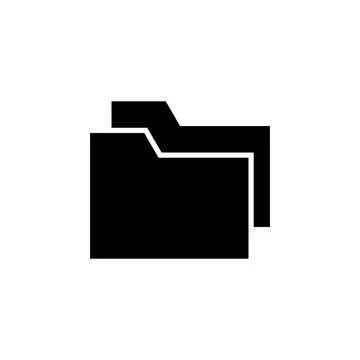 Folder icon vector. folder vector icon 스톡 일러스트