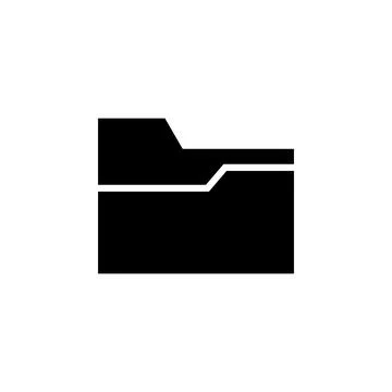Folder icon vector. folder vector icon 스톡 일러스트