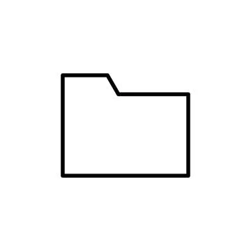 Folder icon vector. folder vector icon Illustrazione stock