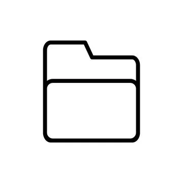 Folder icon vector illustration. folder sign and symbol Stock-Illustration