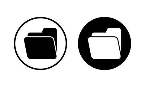 Folder icon vector illustration. folder sign and symbol Stock Illustration