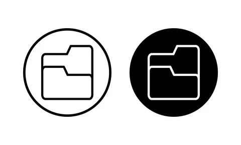 Folder icon vector illustration. folder sign and symbol Stock-Illustration