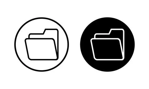 Folder icon vector illustration. folder sign and symbol Stock-Illustration