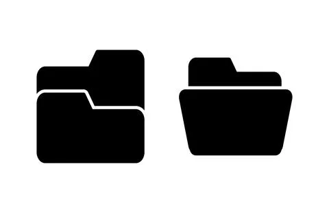 Folder icon vector illustration. folder sign and symbol Stock-Illustration