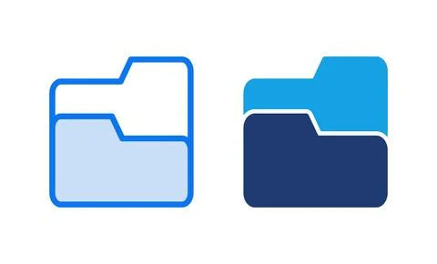 Folder icon vector illustration. folder sign and symbol Stock-Illustration