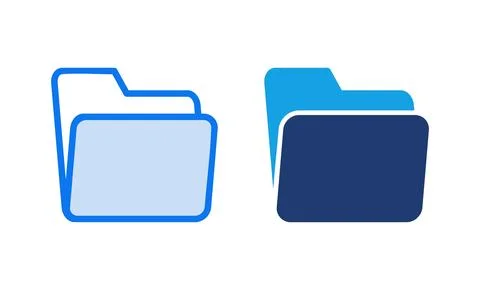 Folder icon vector illustration. folder sign and symbol Stock-Illustration