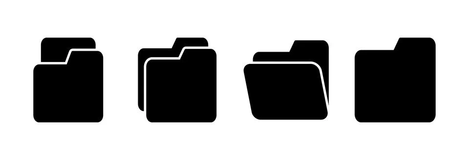 Folder icon vector illustration. folder sign and symbol Stock-Illustration