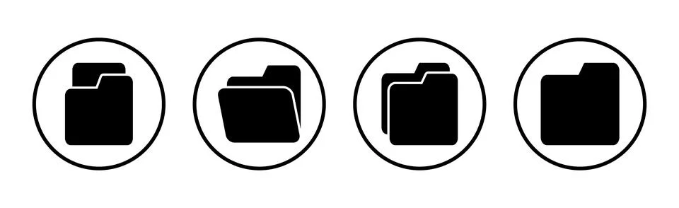 Folder icon vector illustration. folder sign and symbol 스톡 일러스트