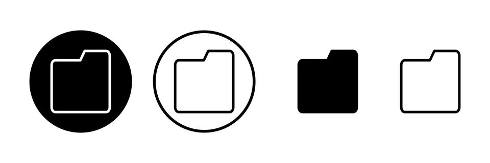 Folder icon vector illustration. folder sign and symbol 스톡 일러스트