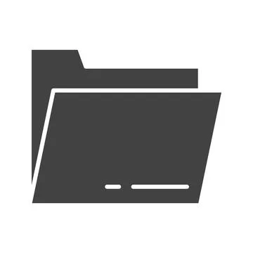 Folder icon vector image. Stock Illustration