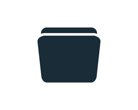 Folder Icon Vector Logo Template Illustration Design Stock Illustration