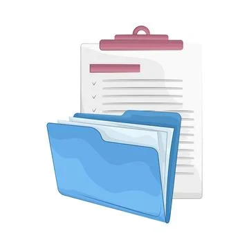 Folder Illustration Stock Illustration