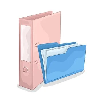 Folder Illustration Stock Illustration