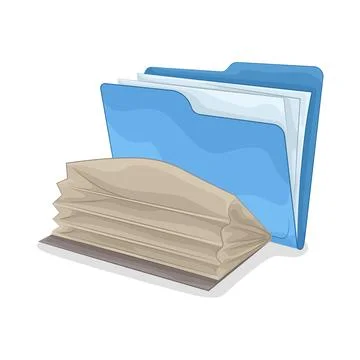 Folder Illustration Stock Illustration