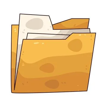 Folder illustration Illustrazione stock
