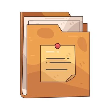 Folder illustration Stock Illustration