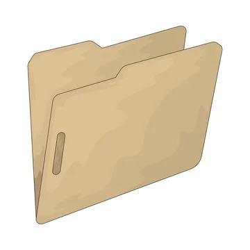 Folder illustration Stock Illustration
