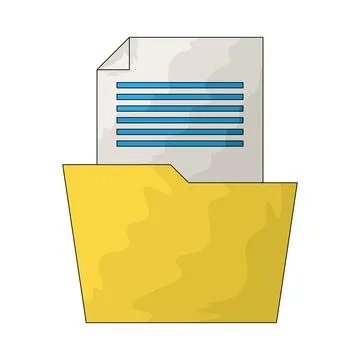 Folder illustration Illustrazione stock