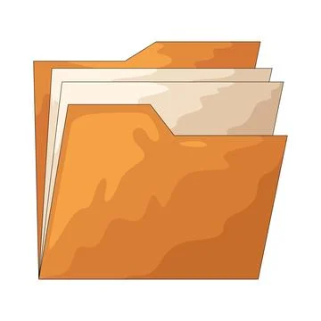 Folder illustration Ilustración de archivo