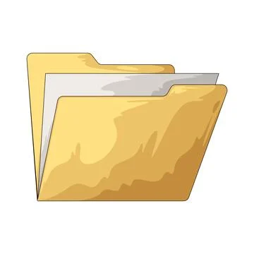 Folder illustration Stock Illustration