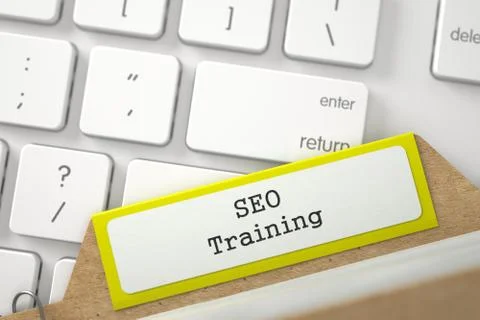 Folder Index  SEO Training Stock Illustration