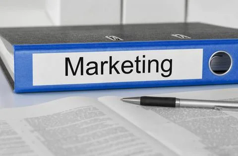 Folder with the label Marketing Folder with the label Marketing Copyright:... Stock Photos