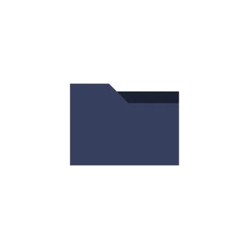 Folder line icon, outline and solid vector logo,colorful linear Illustrazione stock