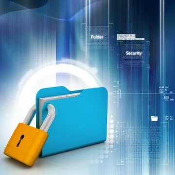 Folder locked イラスト素材