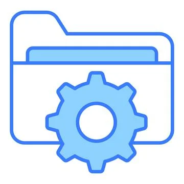 Folder management Finance Related Vector Line Icon. Editable Stroke Pixel P.. イラスト素材