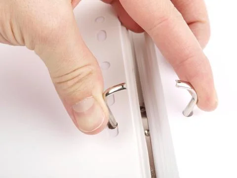 Folder-Metal Ring Stock Photos