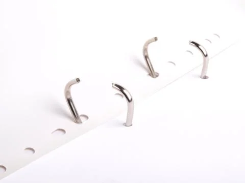 Folder-Metal Ring Foto stock