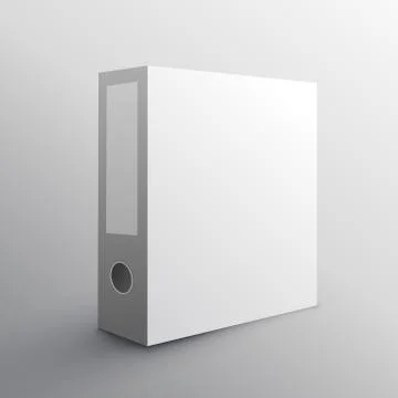 Folder mockup design for keeping your documents Stock Illustration