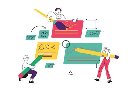Folder Organizing Illustration Stockillustratie