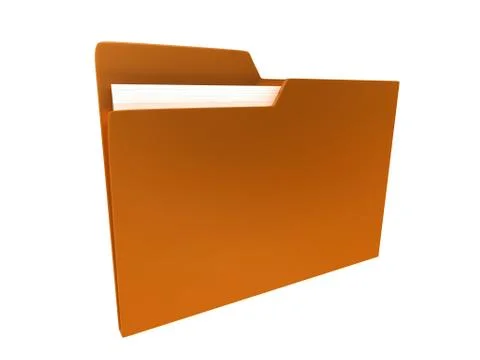 Folder over white background Stock Illustration