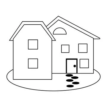 Folder with padlock and key black and white Stockillustratie