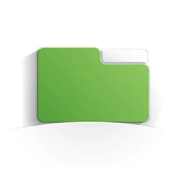 Folder paper icon Stock Illustration